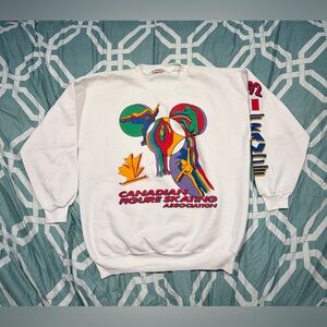 Vintage Figure Skating Sweater XL